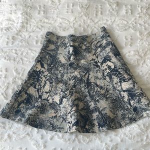 BCBG stretch jacquard mini skirt